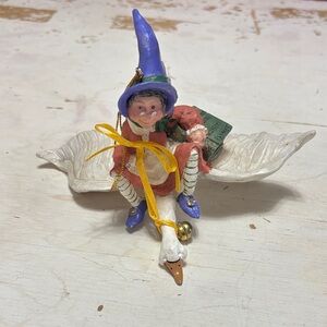 Vtg KSA Kurt Adler Storybook Collection Mother Goose Resin Ornament